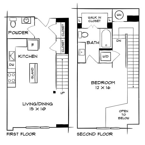 Floor Plan - Design 1L15 Townhome