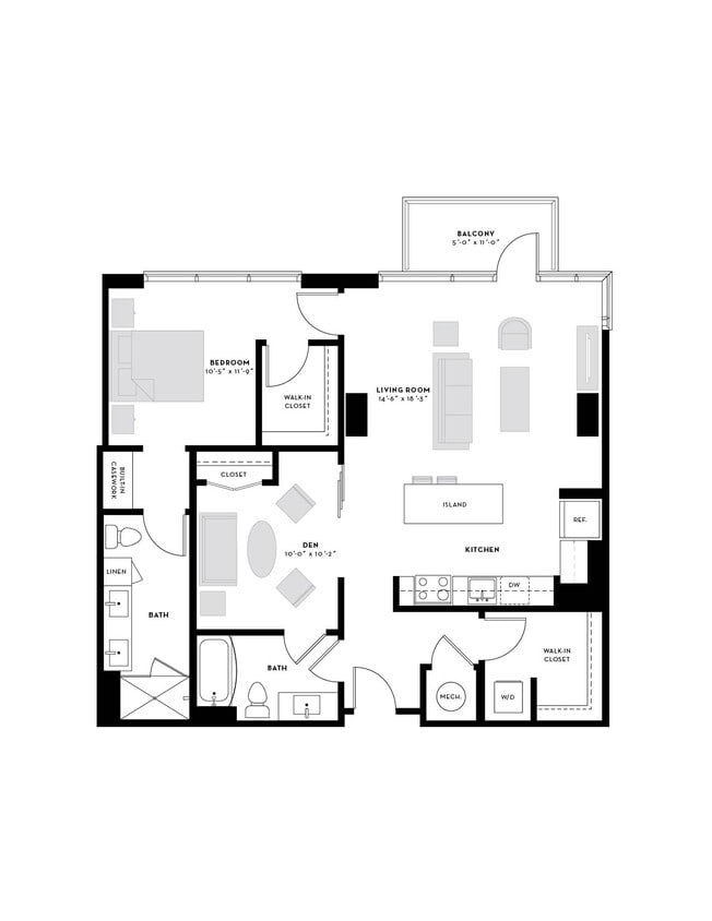 The Piccadilly II Floor Plan - The Piccadilly II