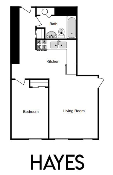 Hayes Floor Plan - The Blacherne - Hayes