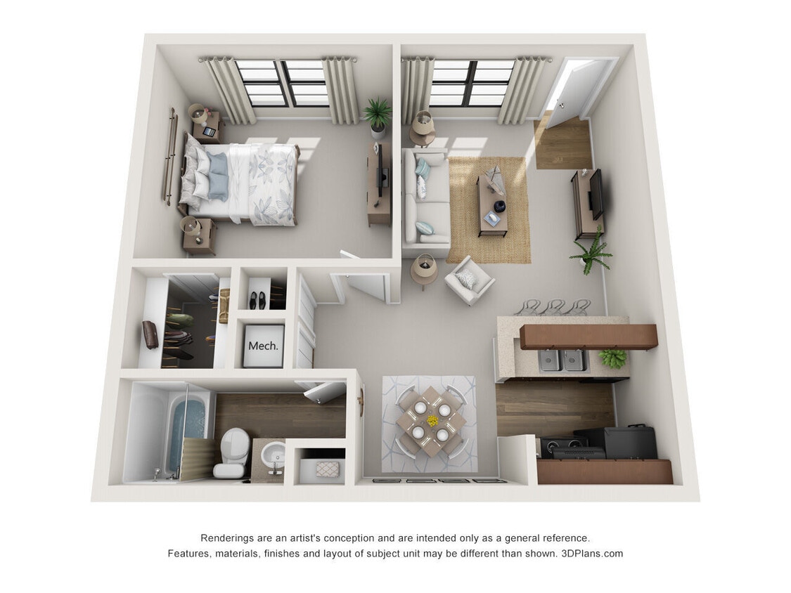 Floor Plan - A1 Renovated