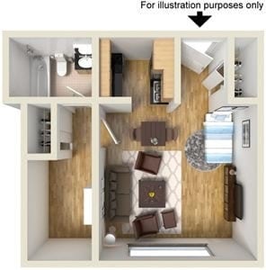 Floor Plan - Studio