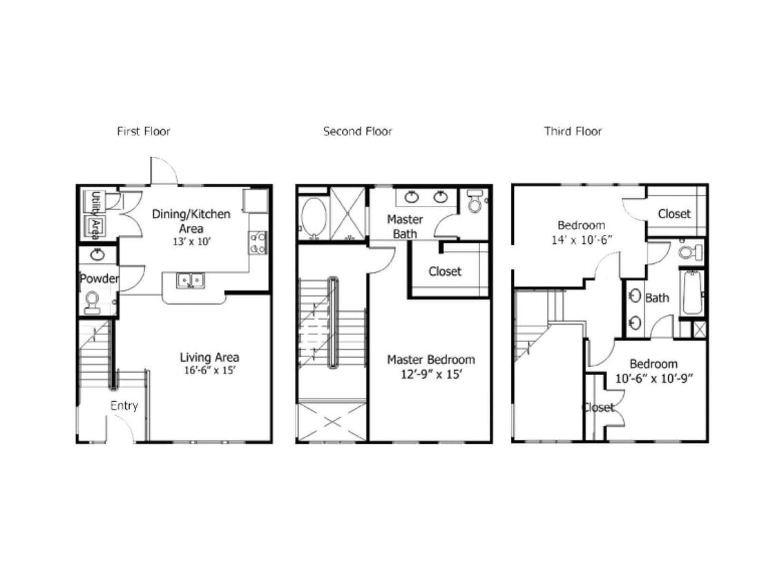 Floor Plan - Oaks 5THC1