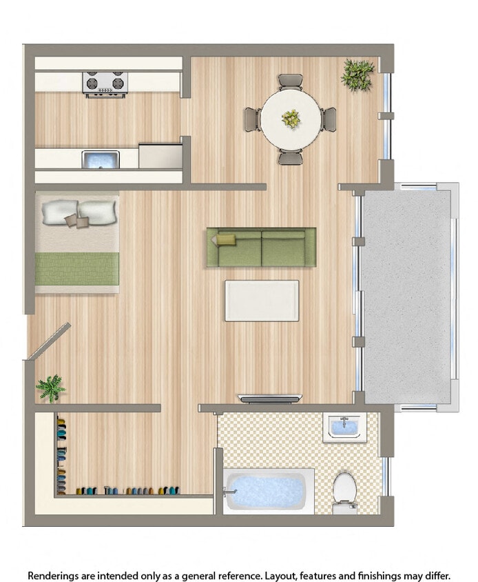 Floor Plan - Studio A 03 Tier