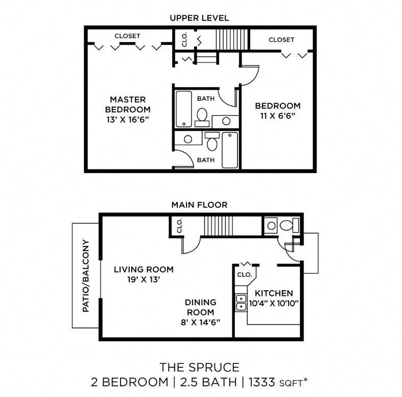 Floor Plan - The Spruce 