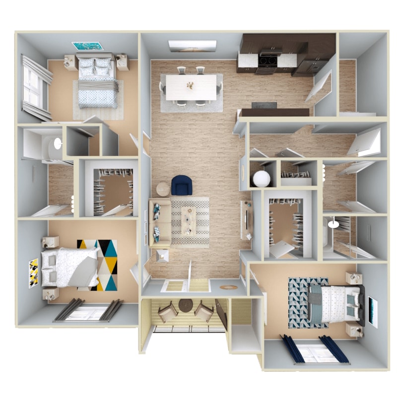 Floor Plan - 3 Bedroom