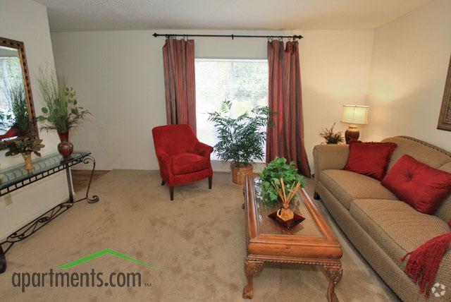 Living Room - Dwell at Greenridge Apartments