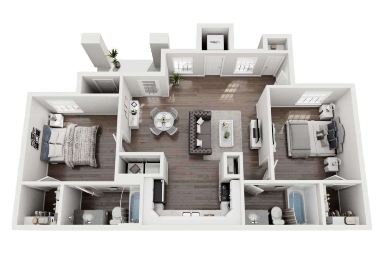 Floor Plan - The Valencia