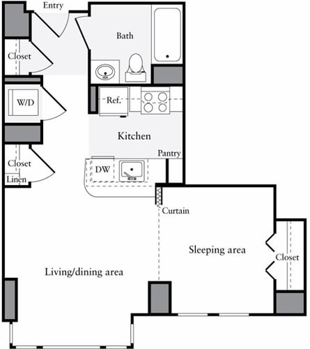 Floor Plan - Studio B