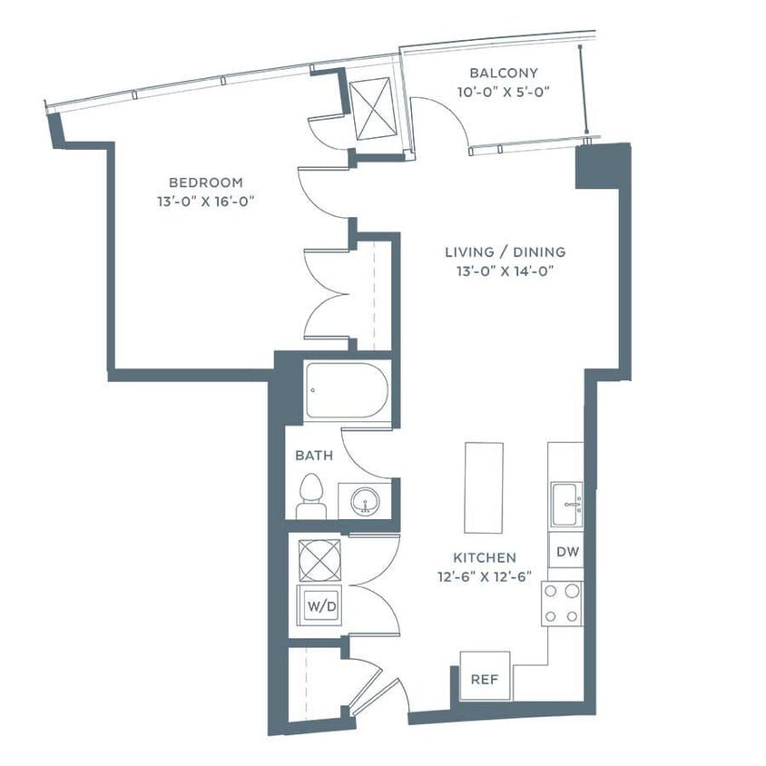 Floor Plan - 1E