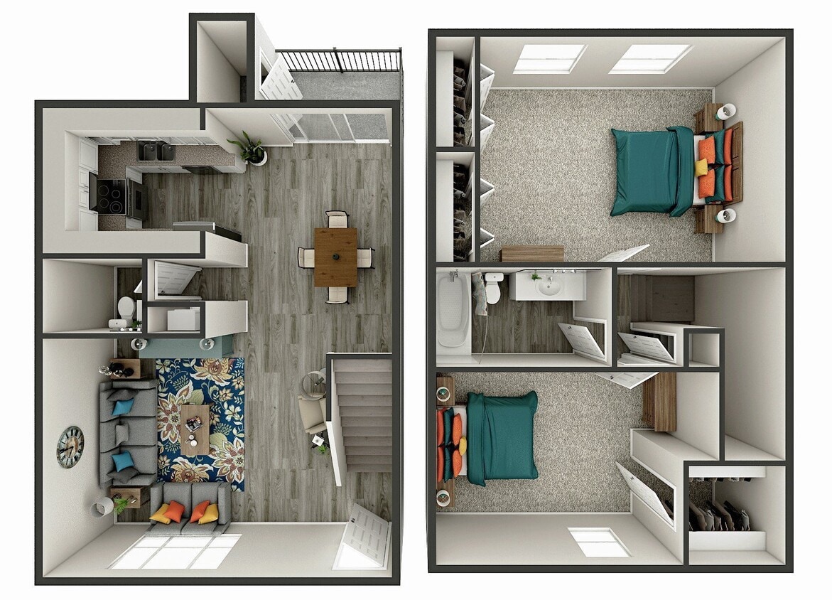 Floor Plan - Keystone Townhome
