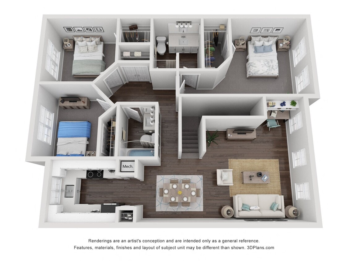 Floor Plan - Rosewood Duplex