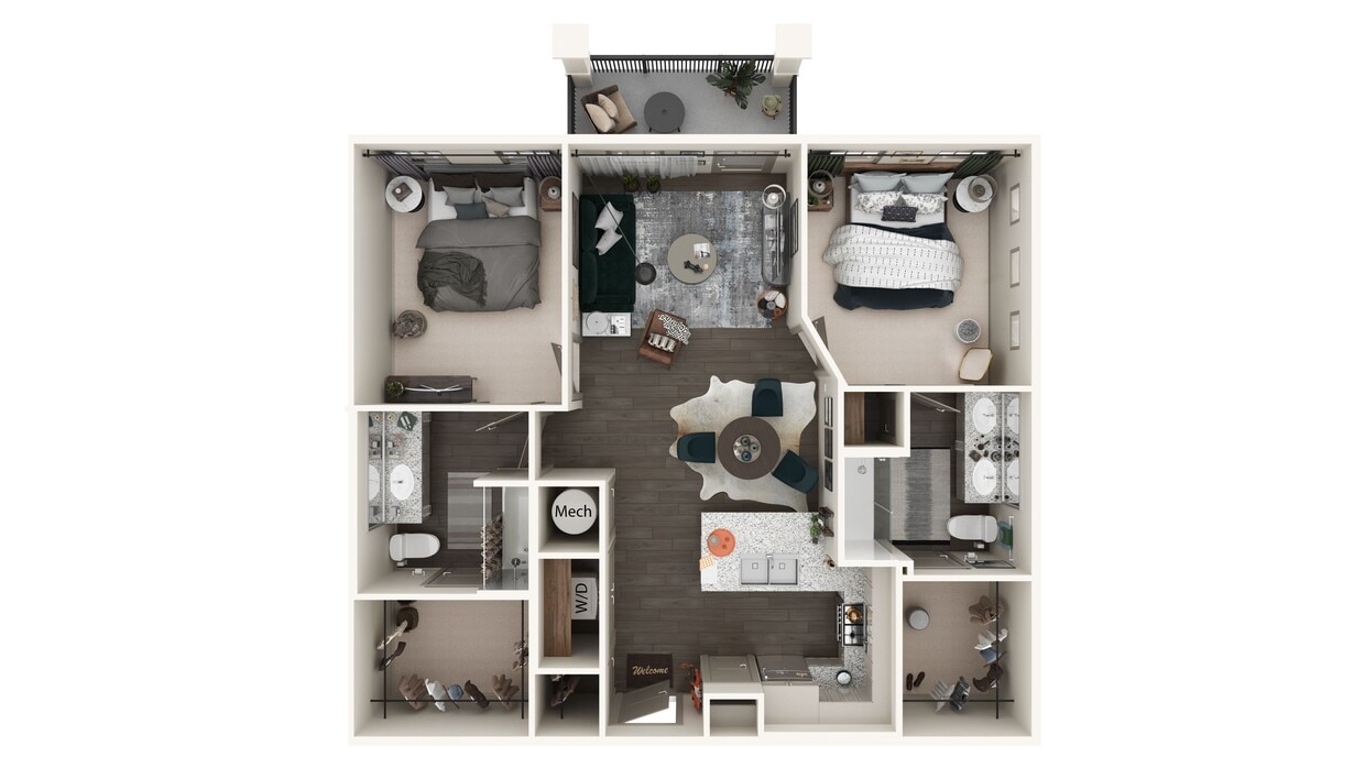 Floor Plan - The Meck