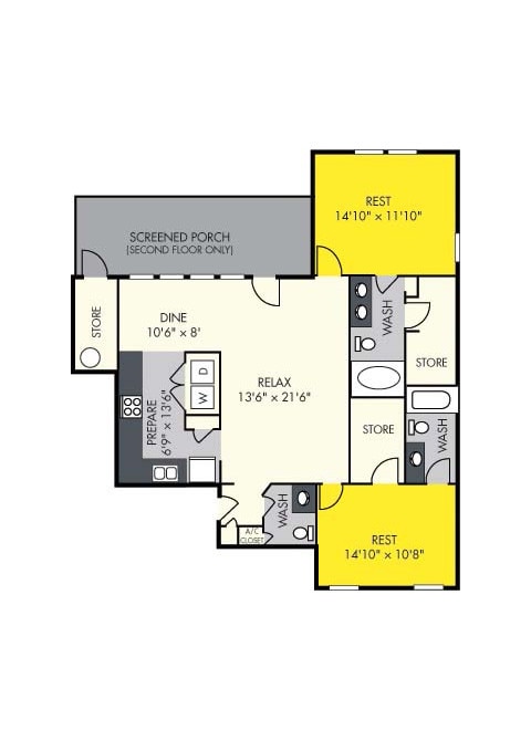 Floor Plan - Hawthorne