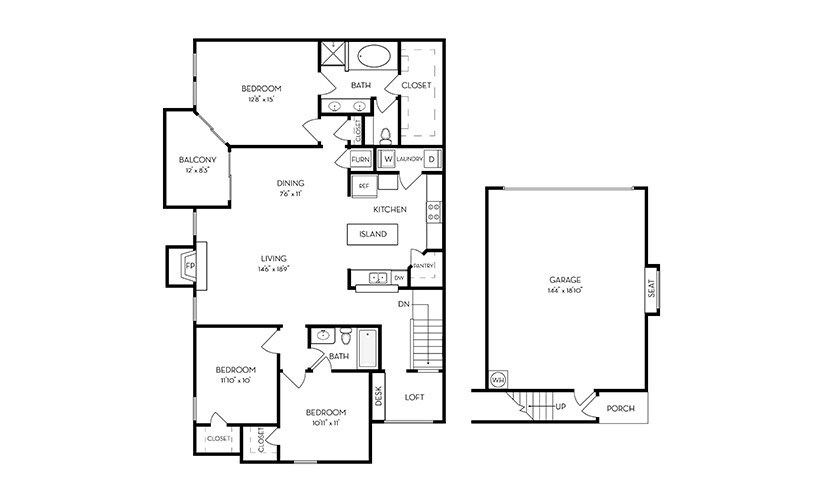 Floor Plan - Zinfandel Renovated