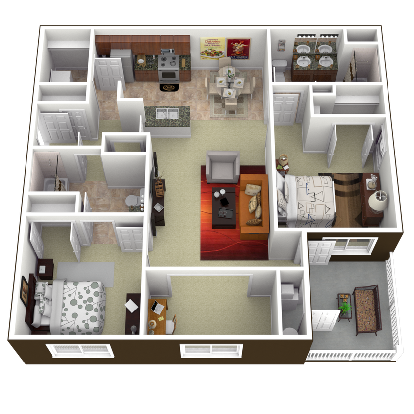 Floor Plan - The Marina