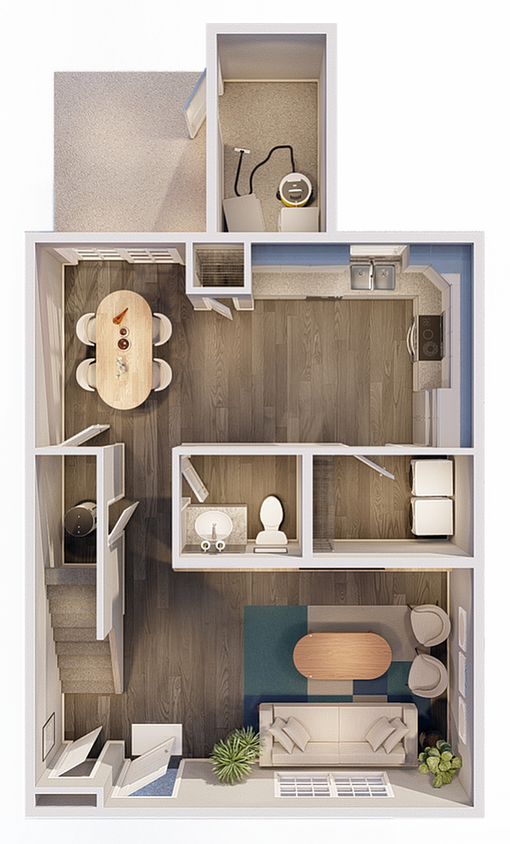 Maplewood 3 Bedroom 2.5 Bath First Floor - 3 Bedroom 2.5 Bathroom Exterior