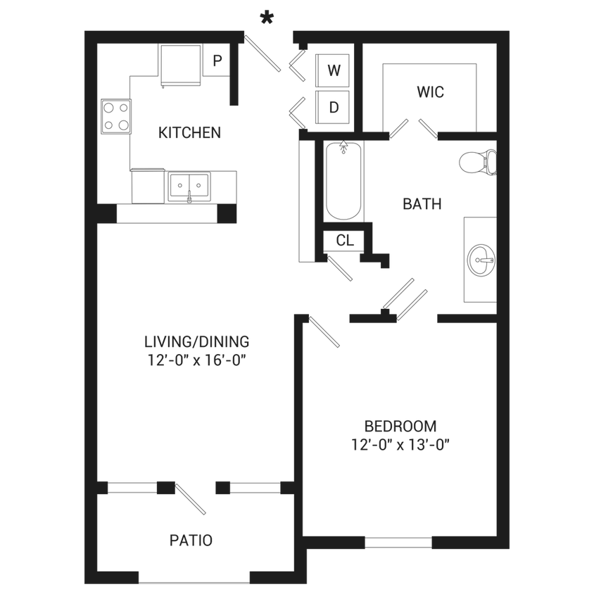 Floor Plan - The Metro