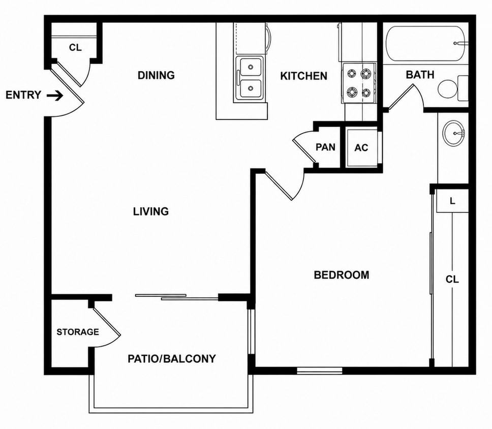 1B Acapulco 485sqft. - Acapulco B