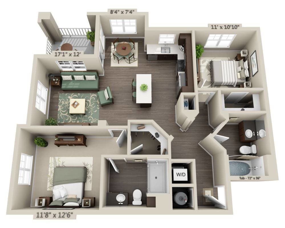 Floor Plan - B2D