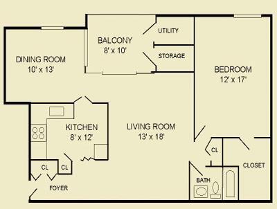 Floor Plan - (1D) Dogwood