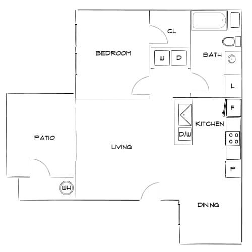 Floor Plan - Design 1B Premier