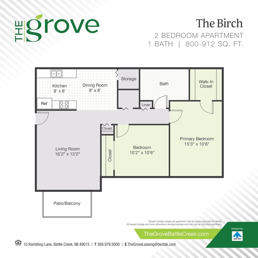 Floor Plan - The Birch - Renovated