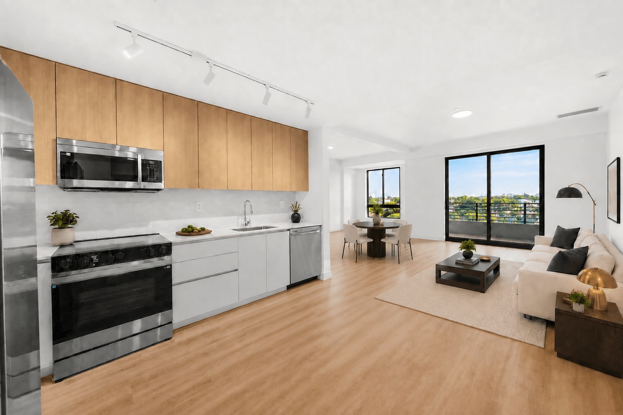 Floor Plan - 1 Bedroom +Den 2 Bathroom (1,018)