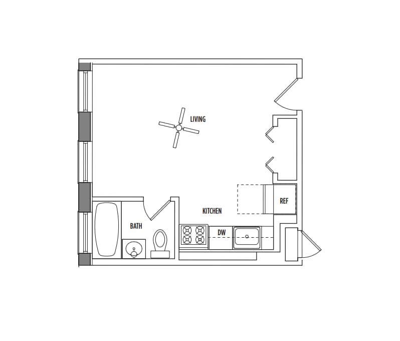 Floor Plan - S1R Renovated
