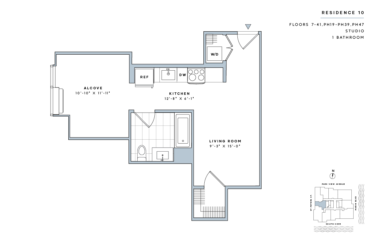 Floor Plan - Studio-E.16-II
