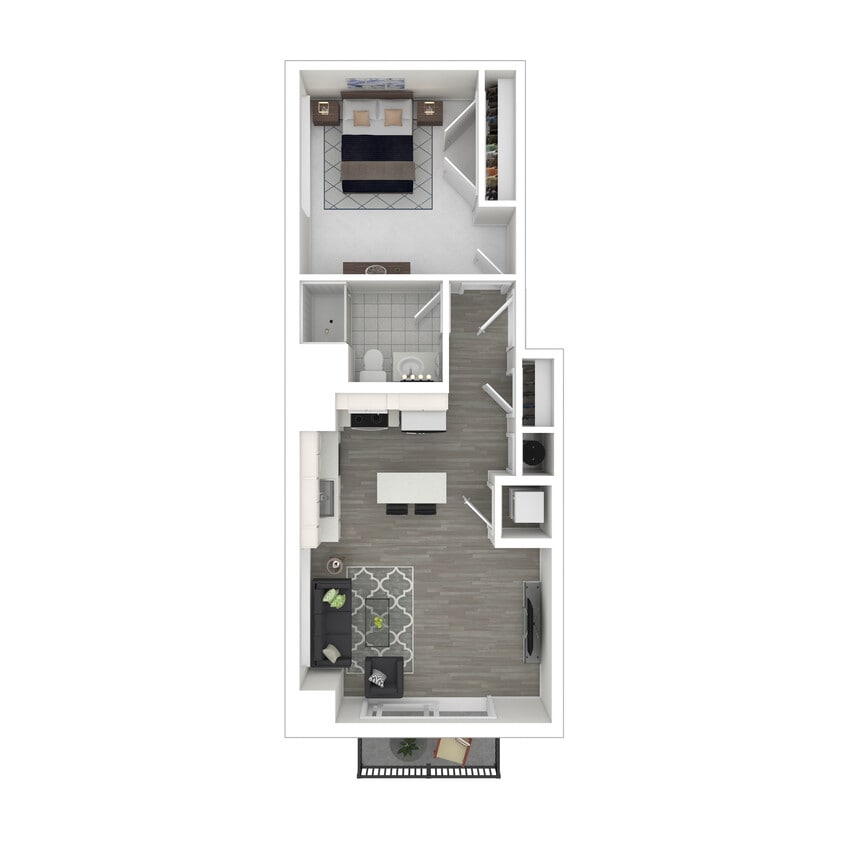 Boardwalk - 1 Bedroom - 3D Furnished - Boardwalk