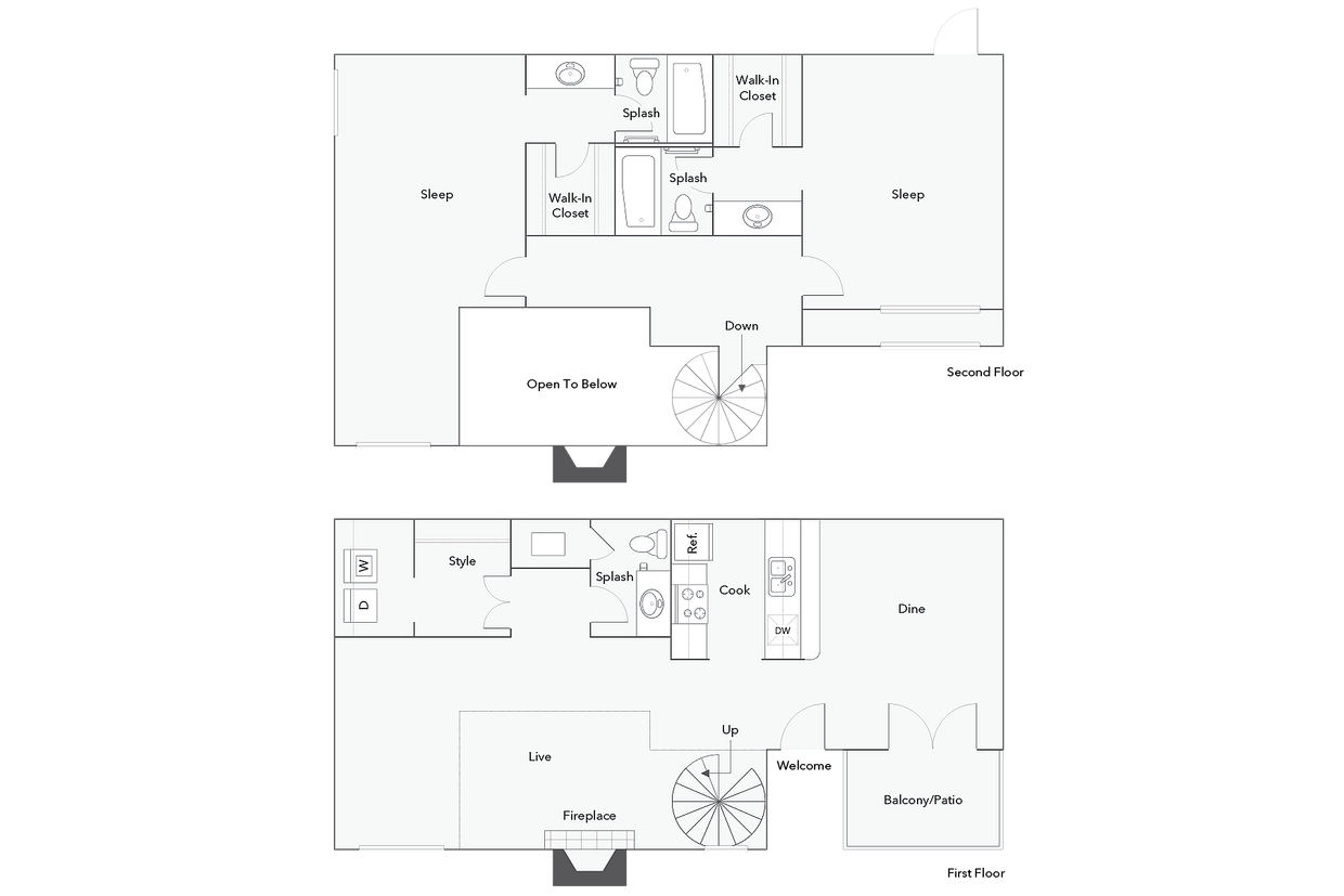 Charlotte | 2-Bedroom Floorplan - Charlotte
