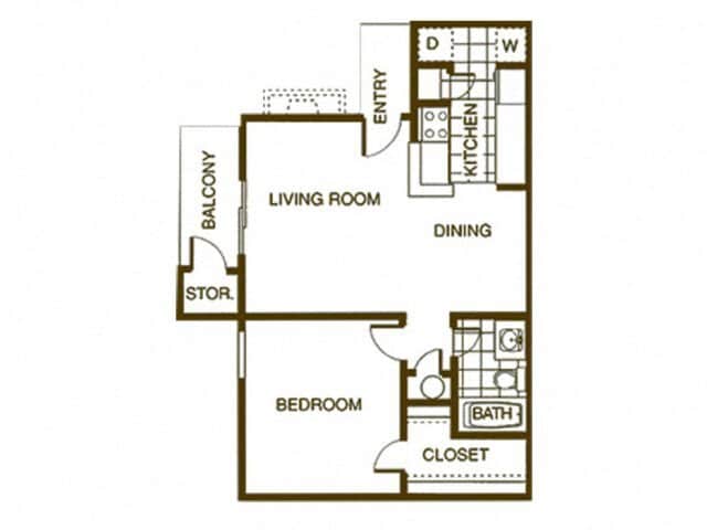 Floor Plan - 1B