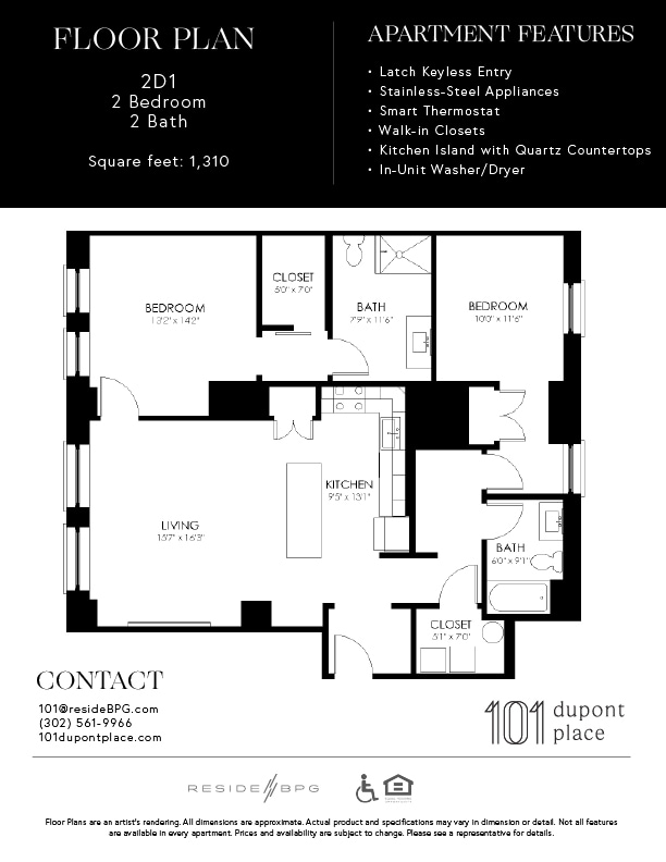 Floor Plan - 2D1