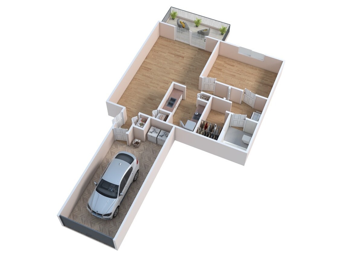 Floor Plan - Las Palmas Renovated 