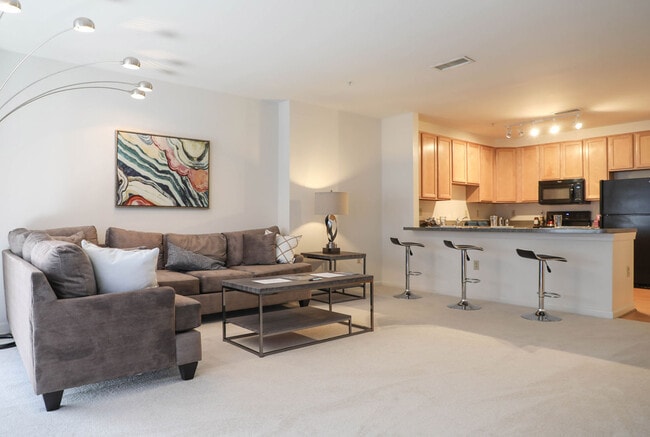 Symphony Center Apartments Living Area - Symphony Center Apartments