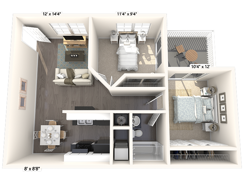 Floor Plan - The Hibiscus