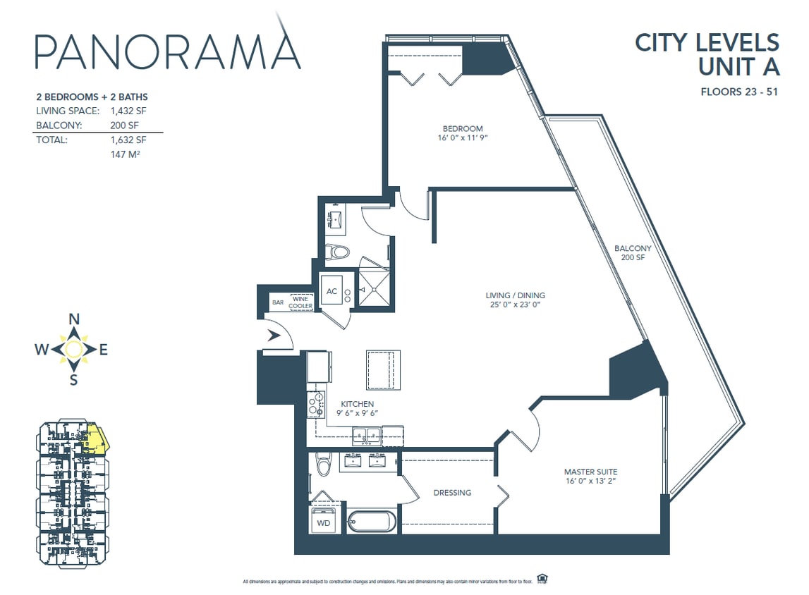 Floor Plan - A Line - City Level