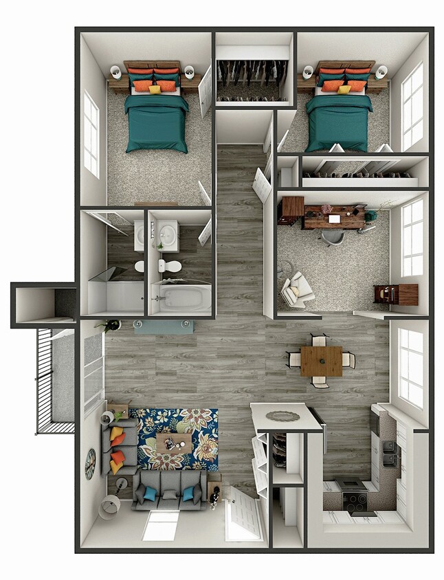 Floor Plan - Vail w/Den