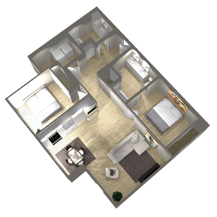 Floor Plan - 2 Bed C