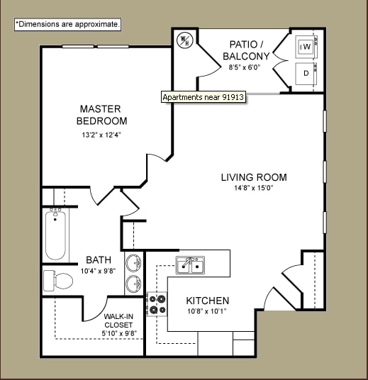 1BR/1BA - A