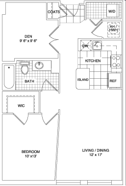 1BR/1BA - Armstrong I