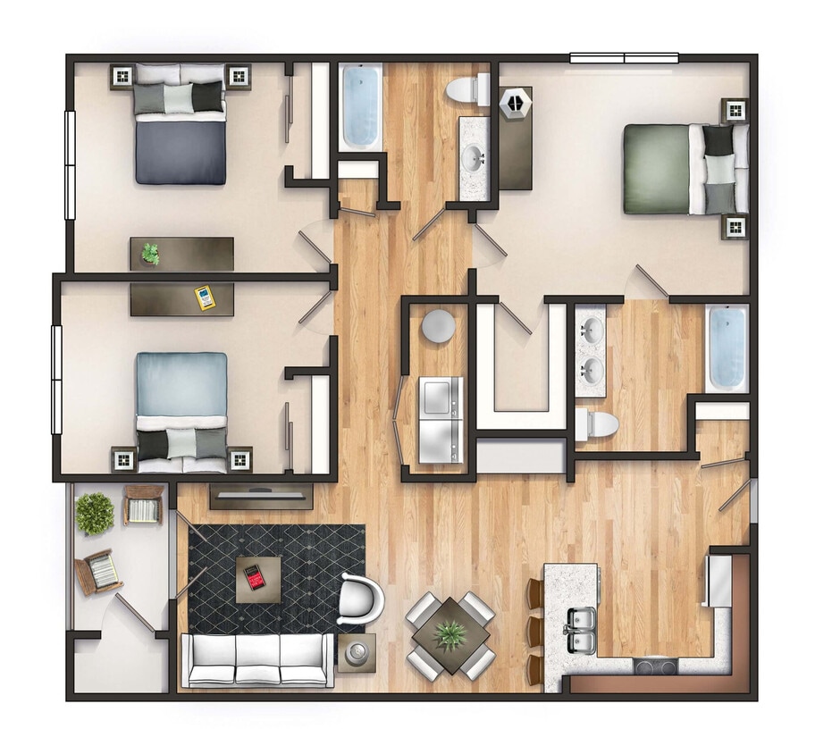 Floor Plan - The Lindley