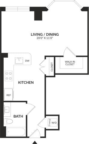 Floor Plan - Studio-S1