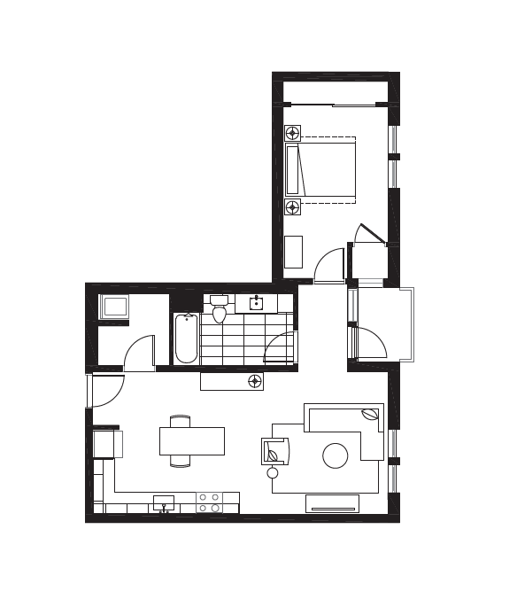 Floor Plan - Nicollet 7