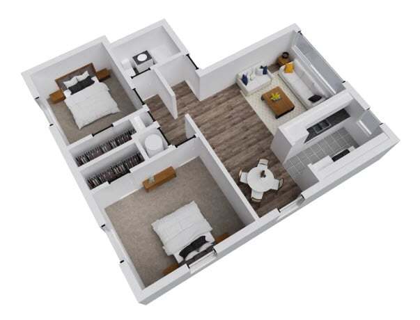 Floor Plan - Two Bedroom