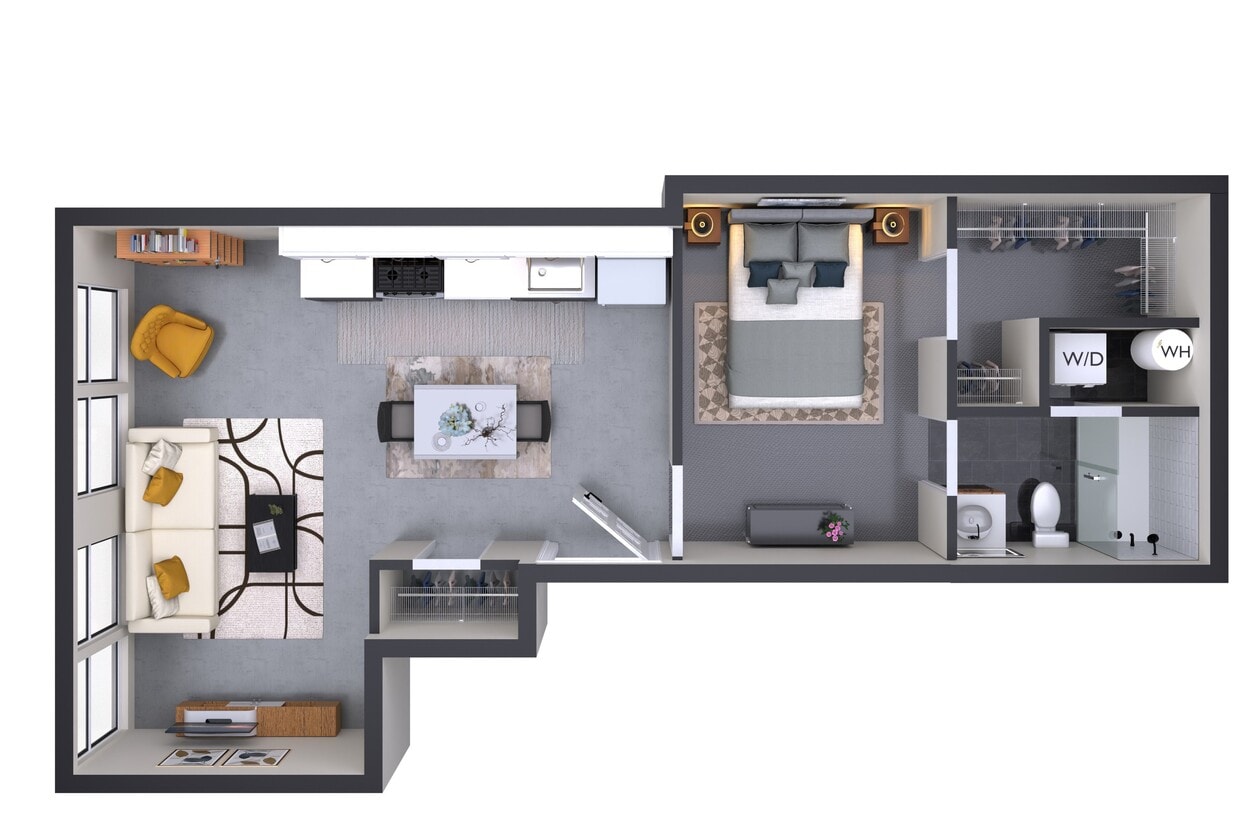 Floor Plan - E06 * Extra Large Historic Windows