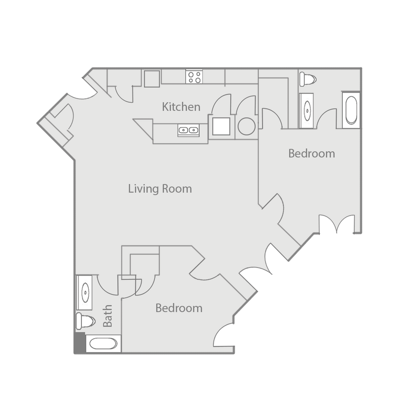 Floor Plan - B1B-B1C