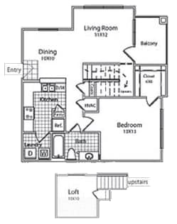 Floor Plan - 1H - Ambrose