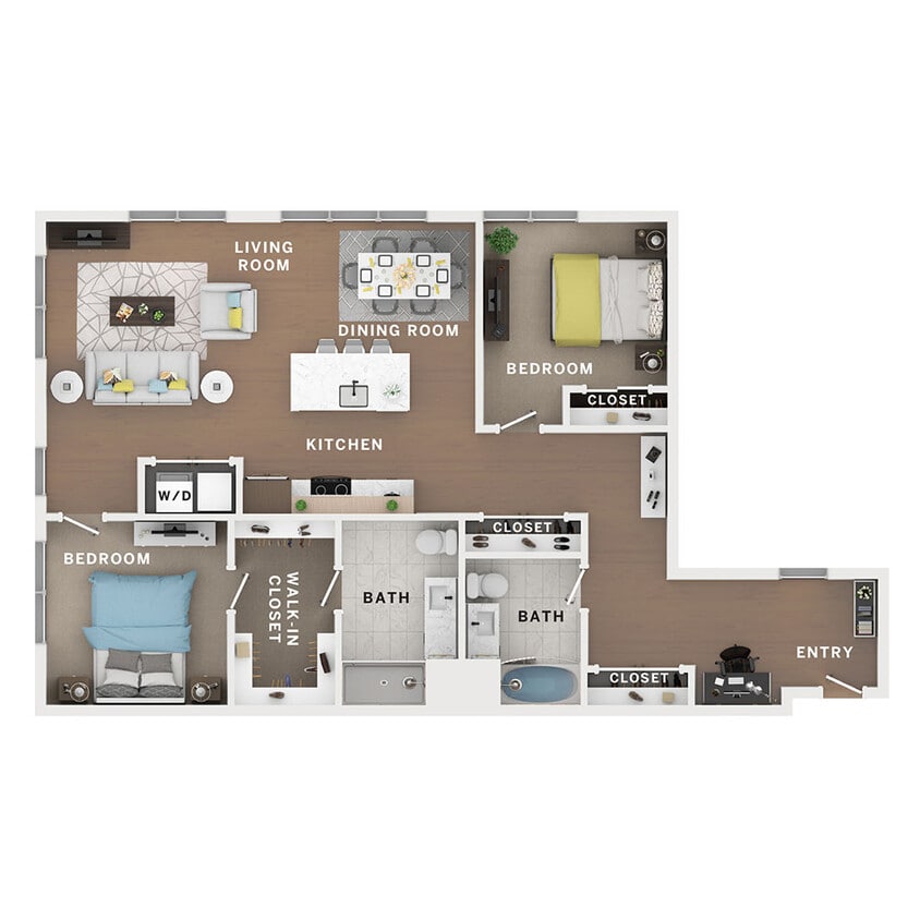 C7 - 2BR/2BA - Aladdin
