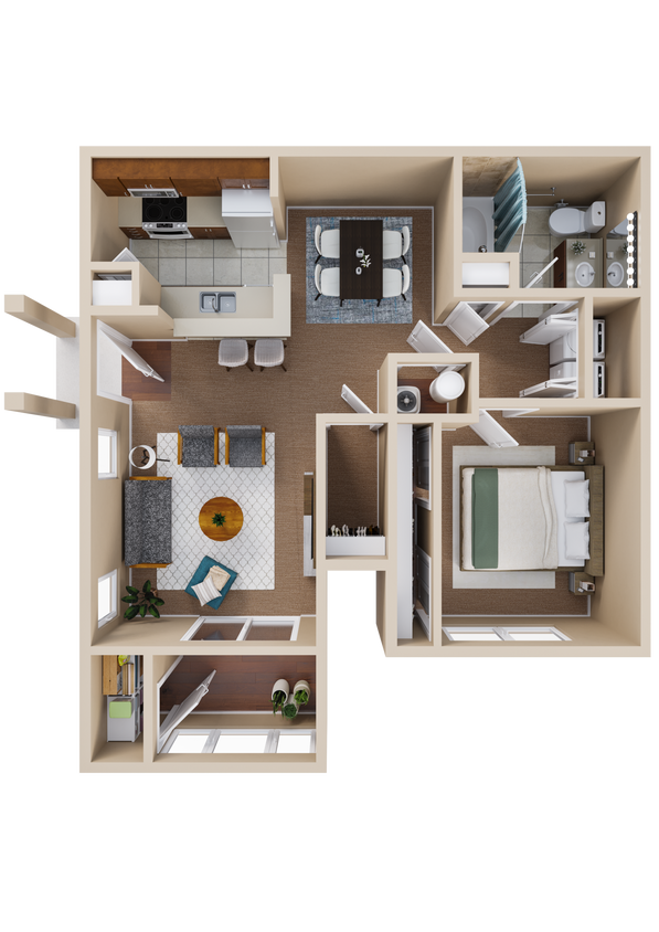 Floor Plan - The Cape-U